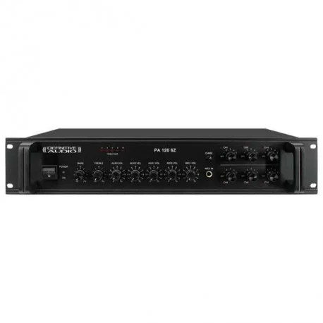 Achat Immédiat AMPLI MIXEUR 100V 6 ZONES 120W DEFINITIVE AUDIO
