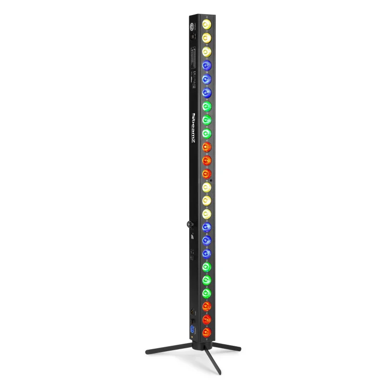 Jusqu'à Épuisement Des Stocks BARRE À LED SUR BATTERIE, 24 X 3 W 3-EN-1 RGB, DMX SANS FIL BEAM Z