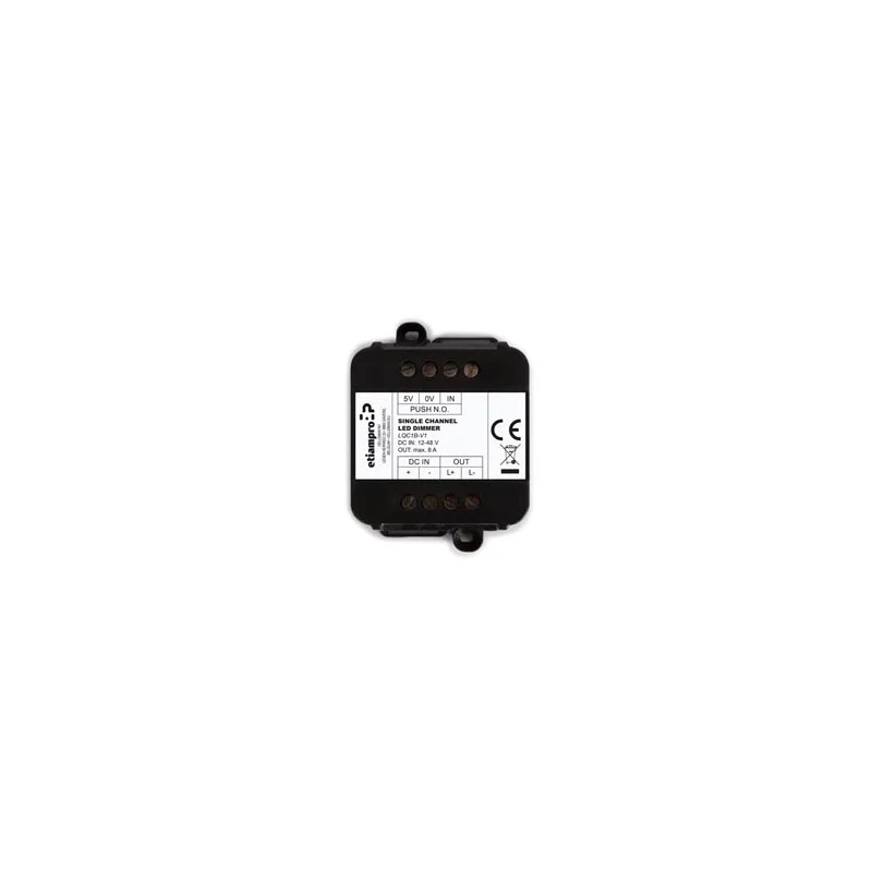 Achetez Aujourd'hui VARIATEUR LED - 1 CANAL - FONCTIONNEMENT PAR BOUTON-POUSSOIR ETIAMPRO