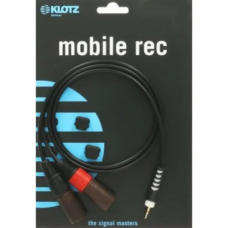CORDON 2 XLR MALE / 1 JACK MALE STEREO 3.5 3M KLOTZ Top Vente