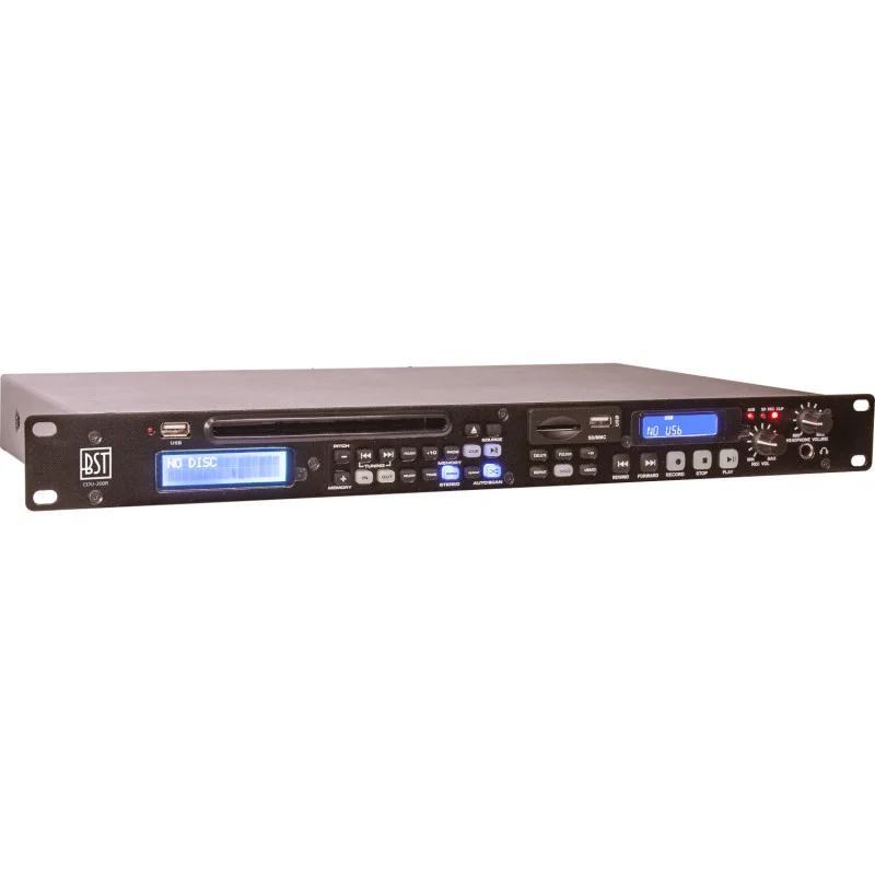 Bon Plan DOUBLE LECTEUR PROFESSIONNEL AVEC CD, USB, SD & TUNER FM BST