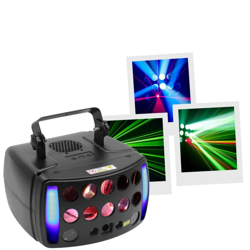 JEU DE LUMIERE A LED 4 EN 1 STARLIGHT LZR BOOMTONE DJ Bon Plan