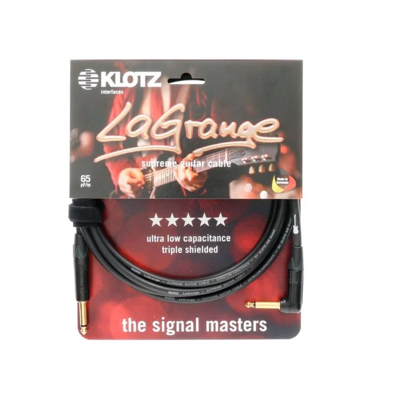 Achetez Aujourd'hui CABLE GUITARE LAGRANGE SUPREME JACK JACK 3M KLOTZ