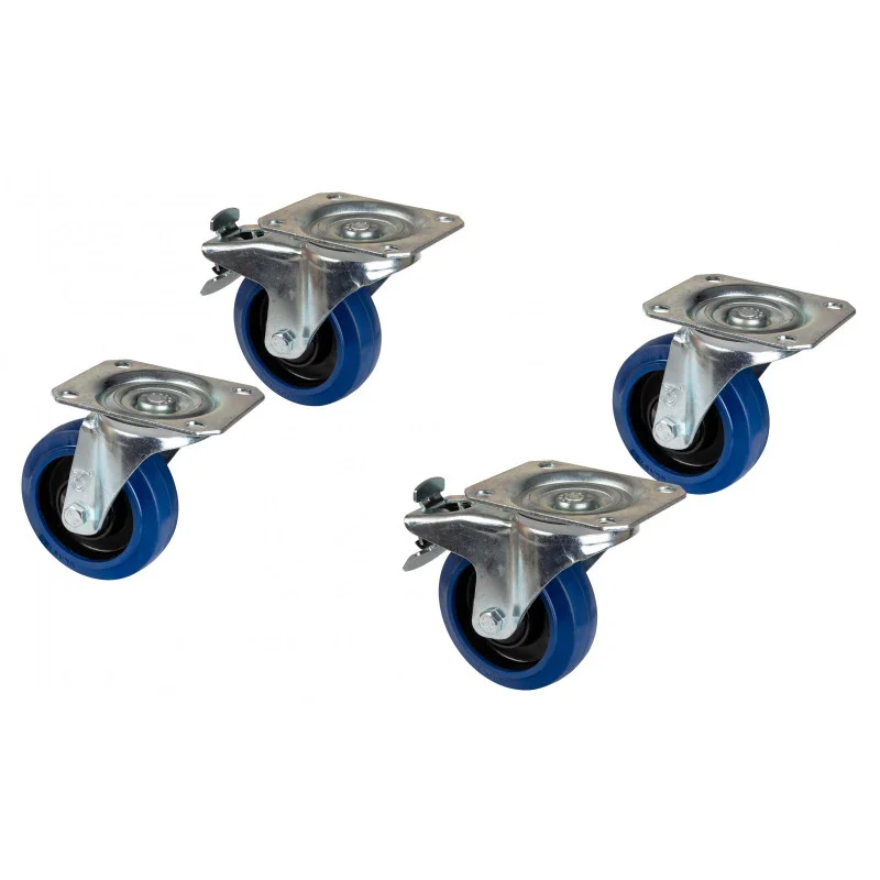 Achat Immédiat KIT DE 4 ROULETTES POUR FLIGHT CASE B03295 JV CASE