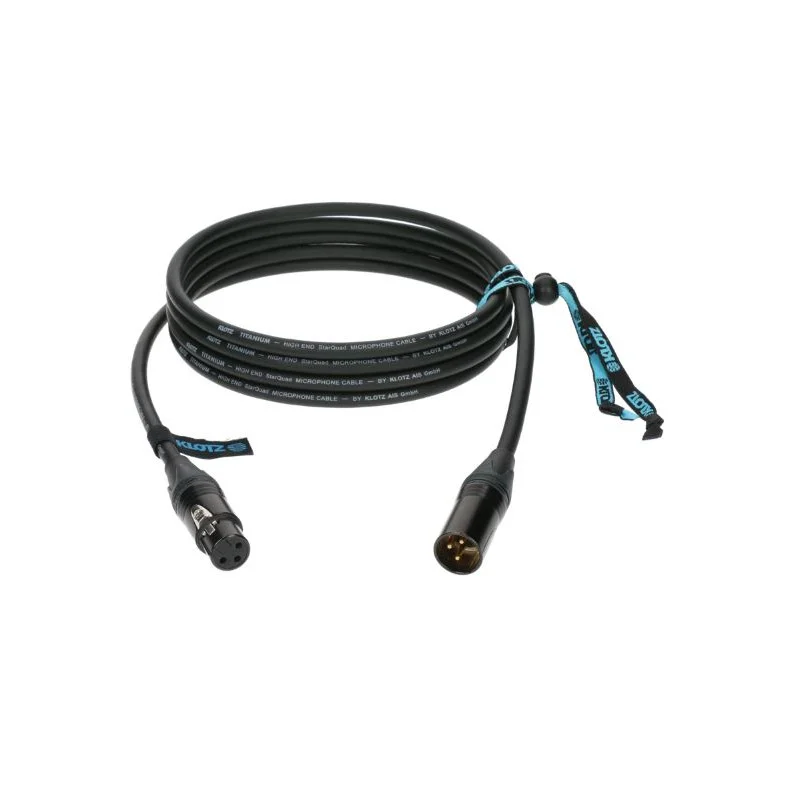 CABLE AUDIO PRO XLR XLR NOIR NEUTRIK 3M KLOTZ Prix Promo