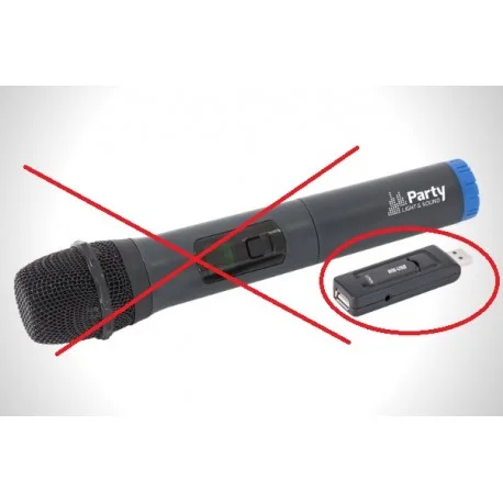 VHF RECEIVER POUR MICRO WM-USB 864.5 MHZ IBIZA Meilleur Prix