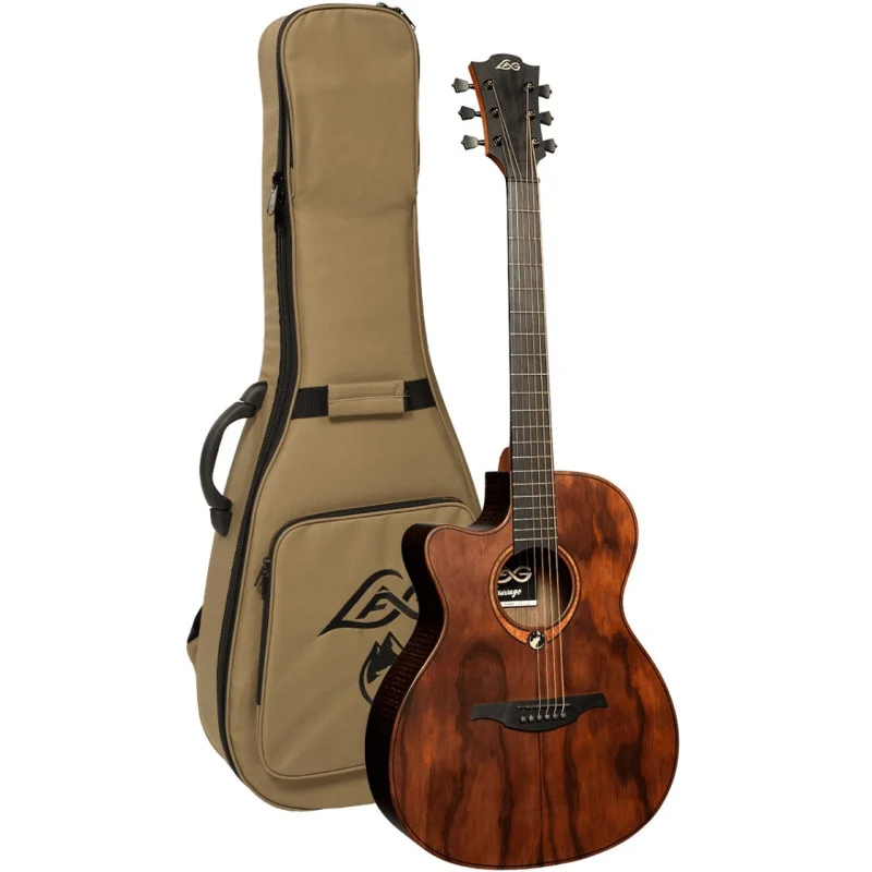 Acheter En Ligne GUITARE LAG AUDITORIUM PAN-COUPE ELECTRO GAUCHER