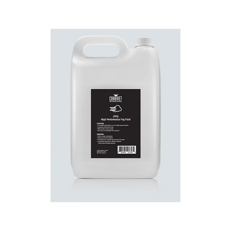 Vente Directe LIQUIDE POUR MACHINE A BROUILLARD 5 LITRES CHAUVET