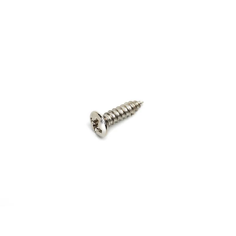 VIS POUR PLAQUE DE PROTECTION TYPE FENDER® NICKEL (20pcs) Dernière Chance