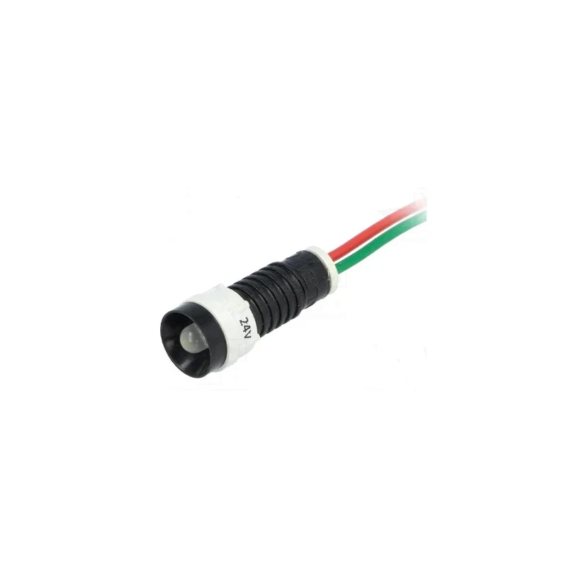 VOYANT LED BLANC 24V AC/DC 11mm IP40 Réduction