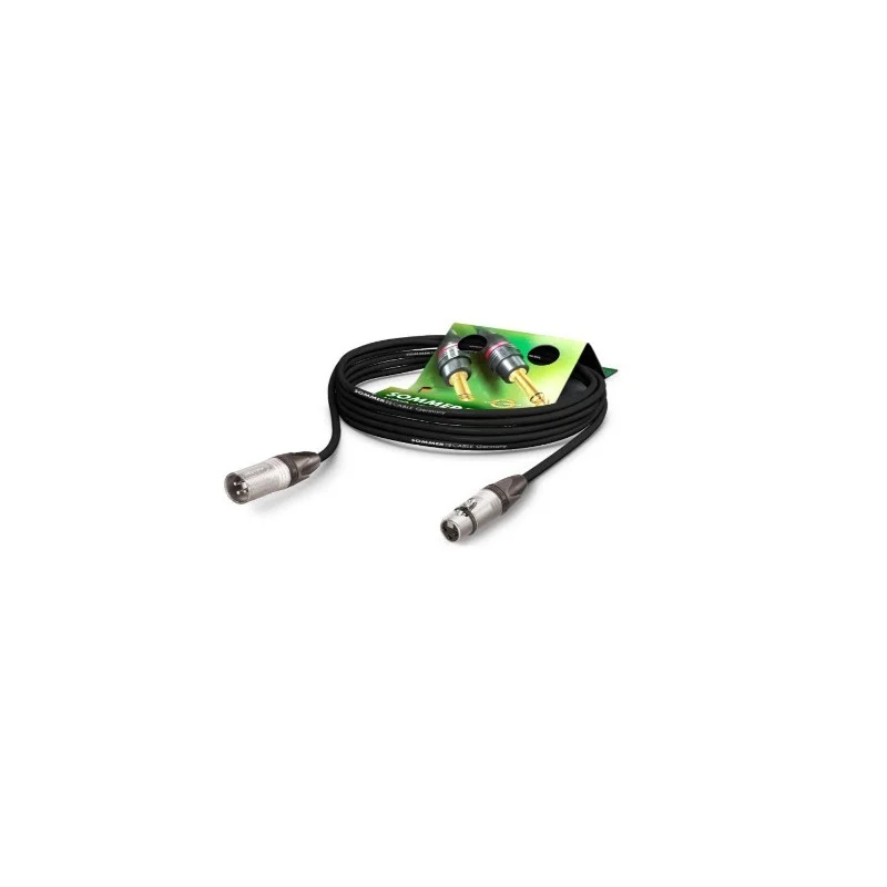 Prix Promo CORDON PRO XLR NEUTRIK MALE / FEMELLE 1 M NOIR SOMMER CABLE