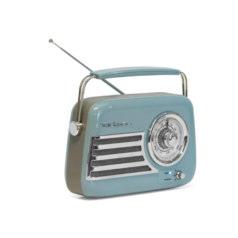 Achetez Aujourd'hui RADIO VINTAGE BT USB FM BLEUE MADISON
