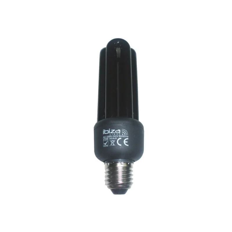 LAMPE LUMIERE NOIRE A ECONOMIE D’ENERGIE 3U - 25W IBIZA Pas Cher