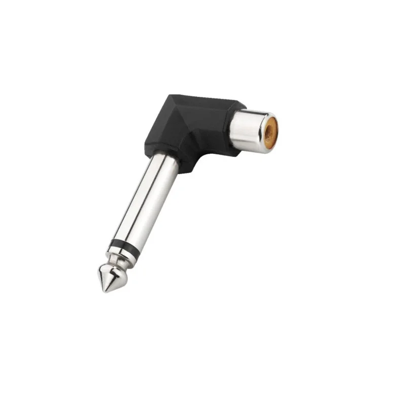 Super Prix Adaptateur jack 6,35 mâle mono RCA femelle coudé MONACOR