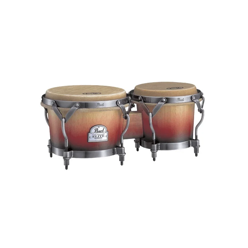 Nouvelle Collection BONGOS PEARL FOLKLORIC ELITE 7" & 8.5" - CRIMSON SUNRISE
