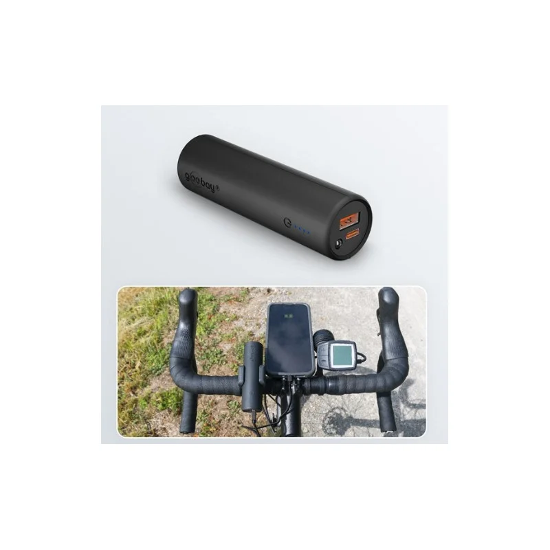 BATTERIE PORTABLE POUR VELO 5000 mAH 18W GOOBAY Achetez Aujourd'hui