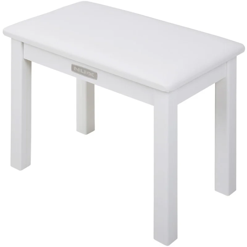 BANQUETTE PIANO BLANCHE EN BOIS NUX Super Prix