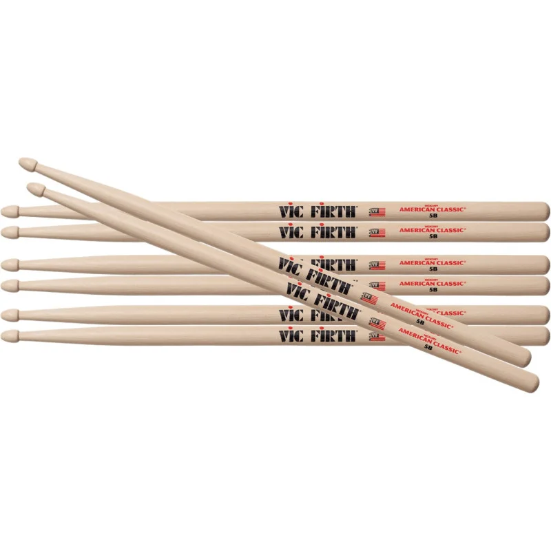 Jusqu'à Épuisement Des Stocks PACK DE TROIS PAIRE DE BAGUETTE + UNE GRATUITE 5B VIC FIRTH