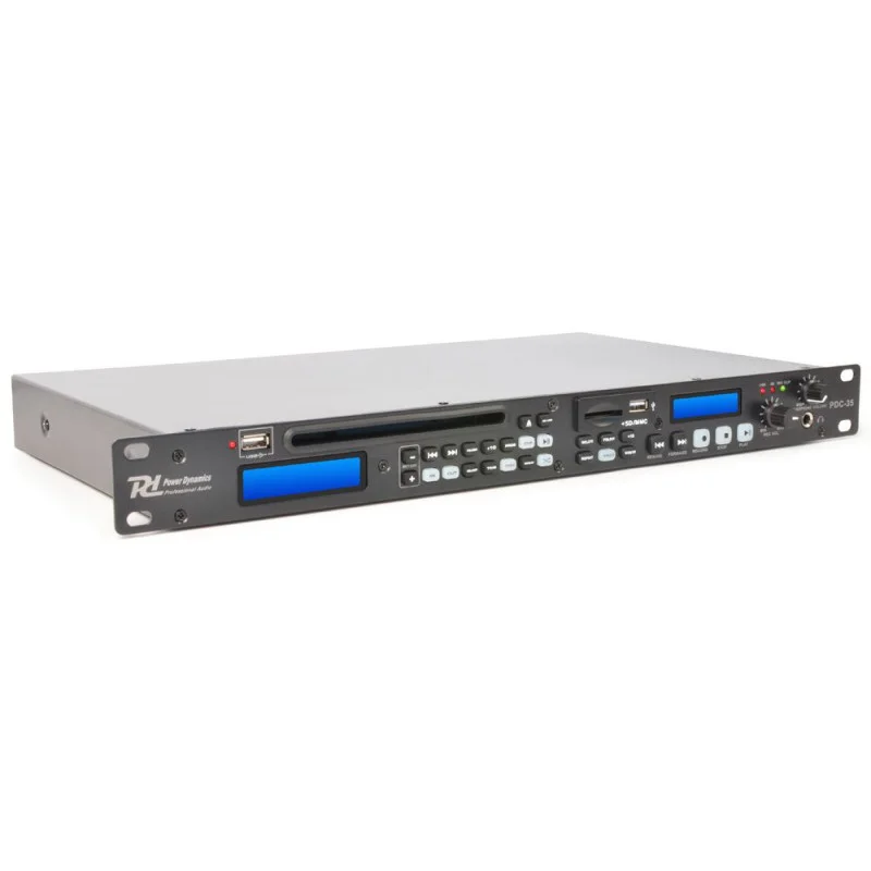 ENREGISTREUR NUMERIQUE CD/USB/SD POWER DYNAMICS Nouvel Arrivage