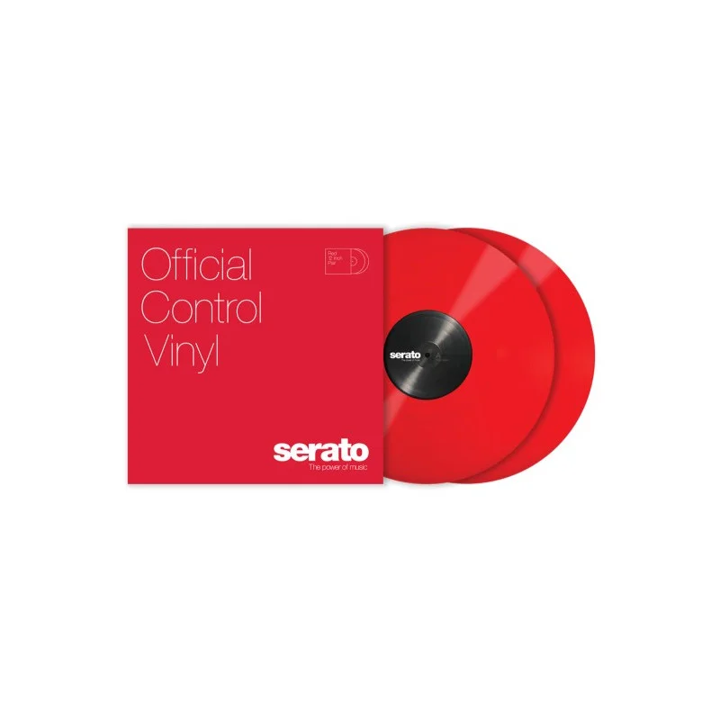 PAIRE DE VINYLES ROUGES SERATO Livraison Express
