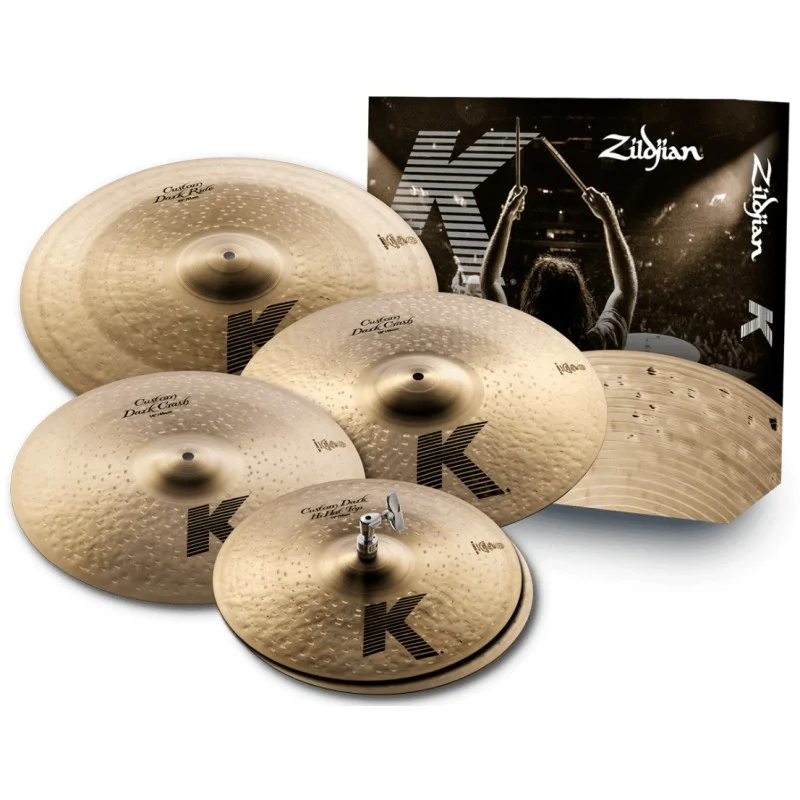 Populaire ZILDJIAN KCD900 PACK - SET DARK 14"-16"-18"-20"