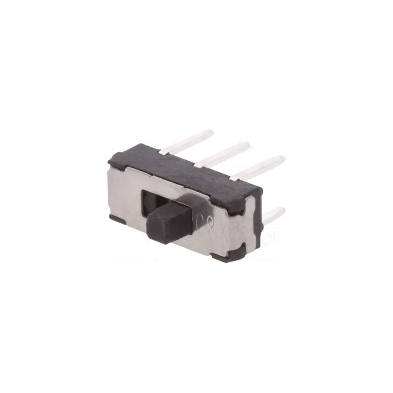 COMMUTATEUR A GLISSIERE 2 POSITIONS DPDT 0,3A/6VDC ON-ON THT Retour Gratuit