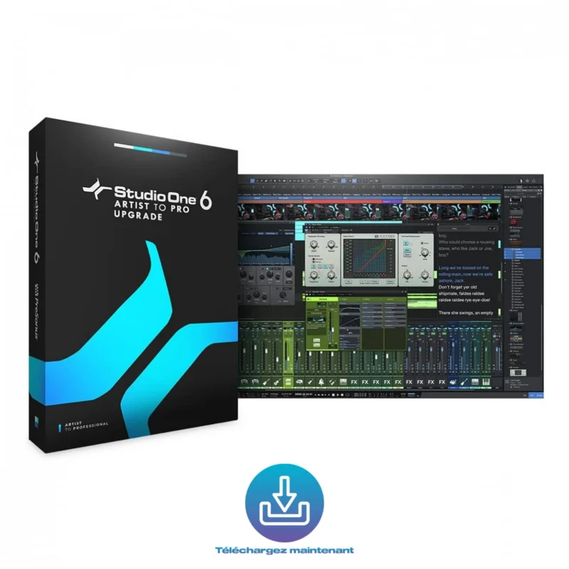 STUDIO ONE 6 UPGRADE – ARTIST Presonus Nouveauté