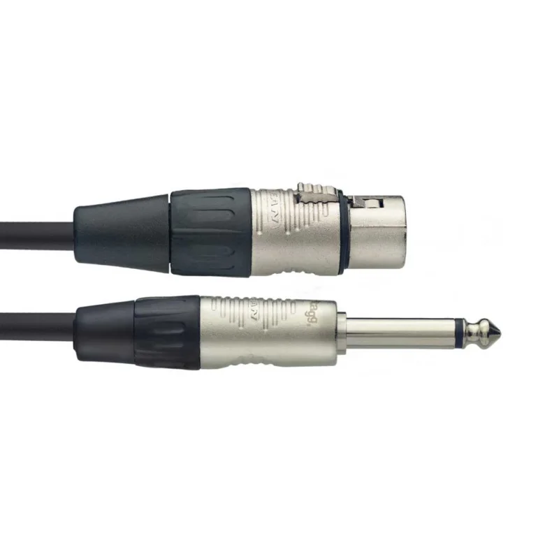 Prix Cassé Câble de microphone, XLR/jack (f/m), 1 m Stagg
