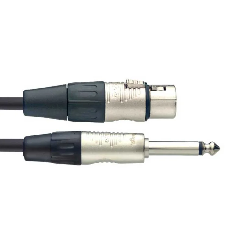 Câble de microphone, XLR/jack (f/m), 10 m Stagg Achetez Aujourd'hui