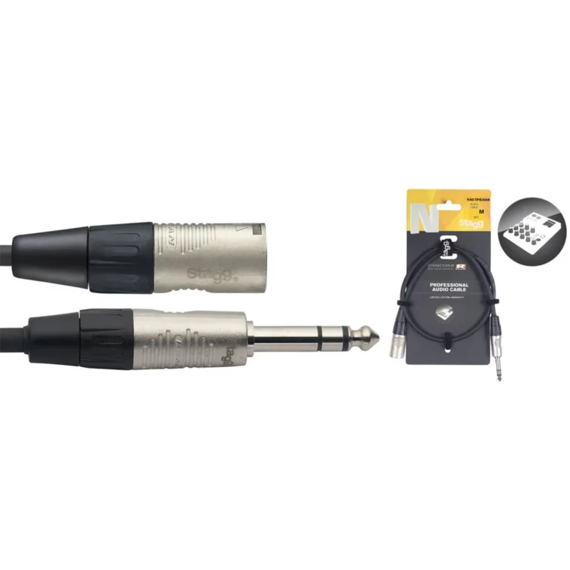 Série N, câble audio, jack/XLR (m/m), symétrique, 1 m Stagg Must-Have