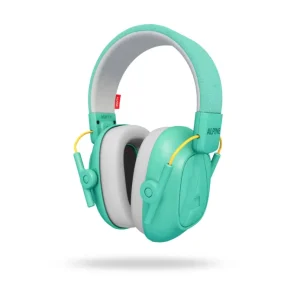 Authentique CASQUE MUFFY KIDS VERT MENTHE Alpine