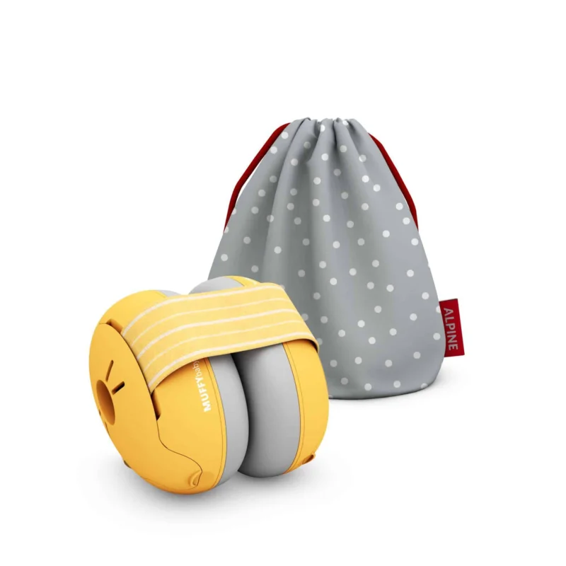 BANDEAU ANTI-BRUIT MUFFY BABY JAUNE Alpine Nouvel Arrivage