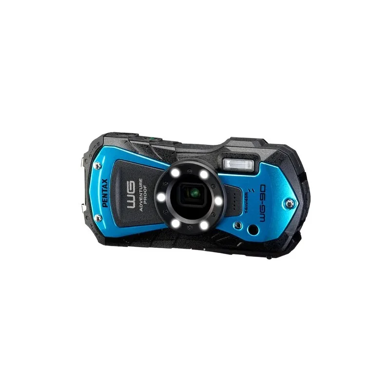 RICOH WG-90 BLEU + ETUI + DRAGONNE Marque