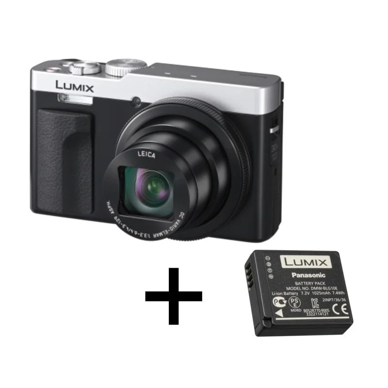 Prix Bas PANASONIC LUMIX DC-TZ99 SILVER + deuxième batterie
