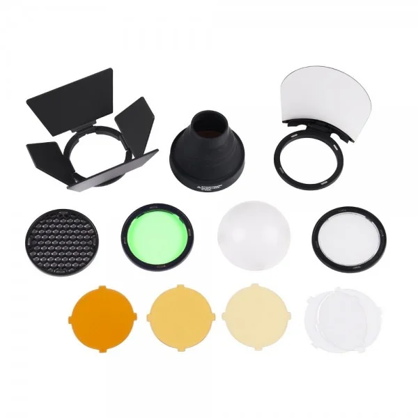 GODOX KIT ACCESSOIRES AK-R1 POUR TETE RONDE Soldes