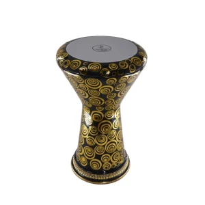 Offre Du Jour Derbouka fonte Sombaté STICK GOLD - 6 vis - housse + peau - Série prestige