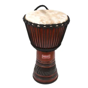Djembé mango - Ø 27-28 cm - H 50-52 cm - Type Mali - Roots Paiement Sécurisé