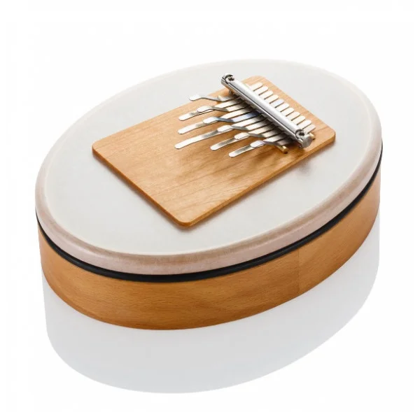 Quantité Limitée Sansula Basic Melody - Sol majeur - Kalimba sur peau - 11 Lames - Hokema - 432Hz