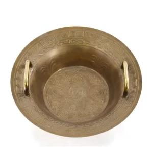 Bol taoïste cracheur d‘eau avec 2 poignées - Ø 50 cm - aspec bronze - STELLAR Vente Directe