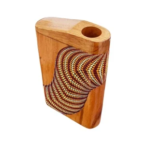 Seulement Aujourd'hui Didgeridoo de voyage avec motif peint - Modèle mini - Do