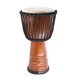 Djembé standard mahogani - Ø 29-30 cm H. 60 cm Prix Cassé