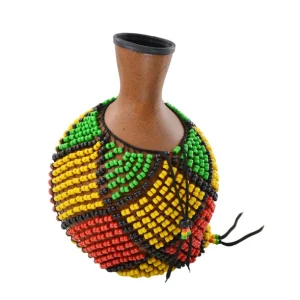 Prix Choc Chekere en fibre de verre avec perles VJRN - XL- Roots