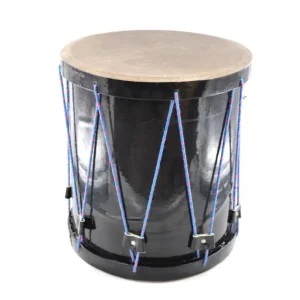 Tambour Gnawa Tbal Aissawa en Peau naturelle - Tension à corde - 40cm Prix Choc