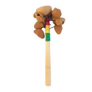Crécelle sur Manche - Graines de kenari - 20cm - Roots Percussions Remise