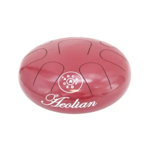 Tongue Drum acier - 9 notes + baguettes et housse - Rouge - Plusieurs gammes Super Prix