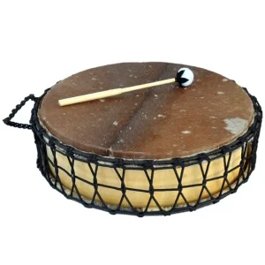 Vente Directe Tambour chamane 46cm - modèle à double peau