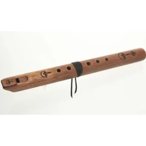 Flûte Native amérindienne traditionnelle basse en cèdre espagnol - Mi Achat Immédiat