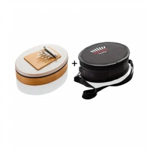 Acheter En Ligne Pack Sansula Basic Melody - Sol majeur - Kalimba sur peau 11 Lames et sa housse - Hokema