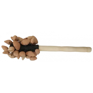 Satisfait Ou Remboursé Crécelle sur manche - grappe kenari avec cordes noires - Roots