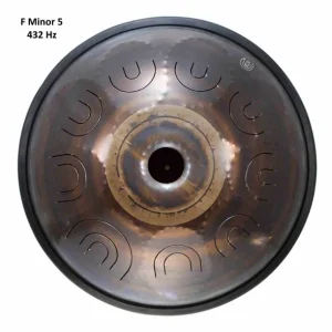 Vente Flash Steel Tongue Drum 9 notes - 18" - F Minor 432Hz 5 - SWD